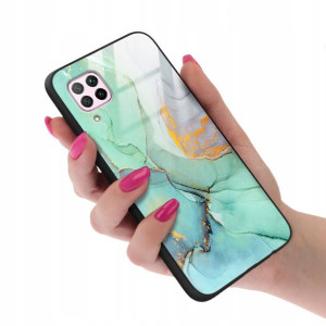 Etui GLASS do HUAWEI P40 LITE Case Marmurki Wzory
