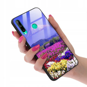Etui GLASS do HUAWEI P40 LITE E Case Wiosna Wzory