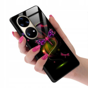 Etui Glass do HUAWEI P50 PRO Obudowa Motyle Wzory