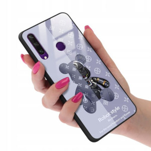 Etui GLASS do HUAWEI Y6P Bearbrick Misie Wzory