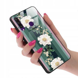 Etui GLASS do HUAWEI Y6P Case Modne Kobiece Wzory
