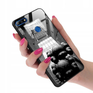 Etui GLASS do HUAWEI Y7 PRIME 2018 Misie Wzory