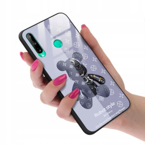 Etui GLASS do HUAWEI Y7P 2020 Case Bearbrick Wzory