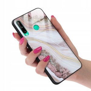 Etui GLASS do HUAWEI Y7P 2020 Case Marmurki Wzory