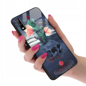 Etui GLASS do HUAWEI Y8S Case Biologia Modne Wzory