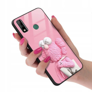 Etui GLASS do HUAWEI Y8S Case Kwiatki Lato Wzory