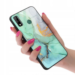 Etui GLASS do HUAWEI Y8S Case Marmurki Top Wzory