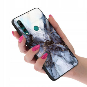 Etui GLASS do HUAWEI Y9 PRIME 2019 Marmurki Wzory