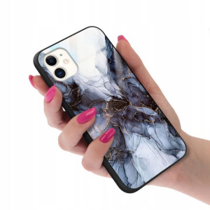Etui GLASS do IPHONE 11 Case Marmurki Letnie Wzory