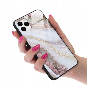 Etui GLASS do IPHONE 11 PRO Case Marmurki Wzory