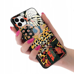 Etui Glass do IPHONE 11 PRO MAX Case Kwiaty Wzory