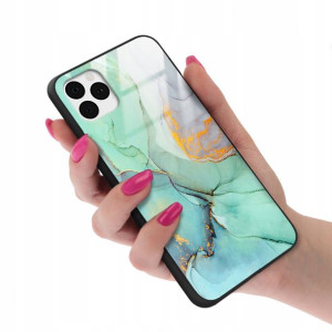 Etui GLASS do IPHONE 11 PRO MAX Marmurki Top Wzory