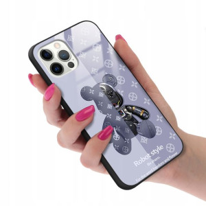 Etui GLASS do IPHONE 12 PRO Bearbrick Misie Wzory