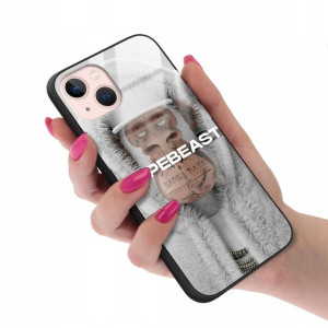 Etui GLASS do IPHONE 13 Case Bearbrick Misie Wzory