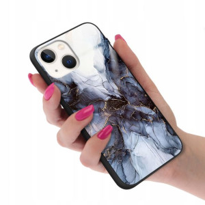 Etui GLASS do IPHONE 13 MINI Case Marmurki Wzory