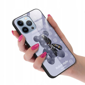 Etui GLASS do IPHONE 13 PRO Bearbrick Misie Wzory
