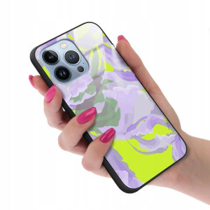 Etui GLASS do IPHONE 13 PRO Case Kwiaty Lato Wzory