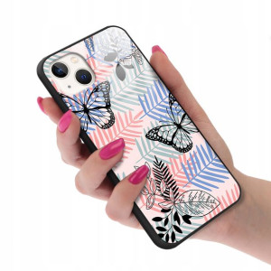Etui Glass do IPHONE 14 PLUS Butterfly Motyl Wzory