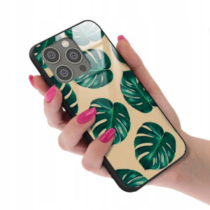 Etui Glass do IPHONE 14 PRO Case Kwiaty Lato Wzory