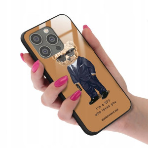 Etui Glass do IPHONE 14 PRO Case TEDDY Misie Wzory