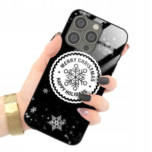 ETUI GLASS do IPHONE 14 PRO Christmas Święta Wzory