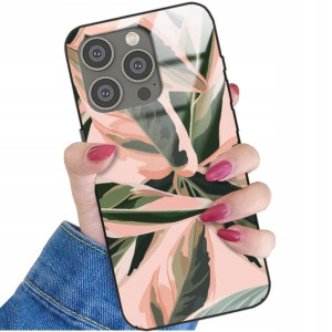 ETUI GLASS do IPHONE 14 PRO Kwiaty Wiosenne Wzory