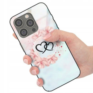 ETUI GLASS do IPHONE 14 PRO Love Walentynki Wzory