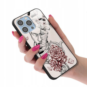 Etui Glass do IPHONE 14 PRO MAX Case Human Wzory