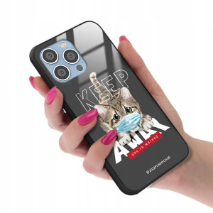 Etui Glass do IPHONE 14 PRO MAX Case Misie Wzory