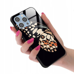 Etui Glass do IPHONE 14 PRO MAX Case Motyle Wzory