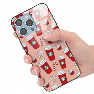 ETUI GLASS do IPHONE 14 PRO MAX Christmas Wzory