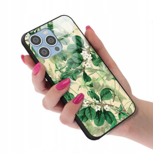 Etui Glass do IPHONE 14 PRO MAX Kwiaty Lato Wzory