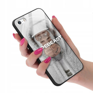Etui GLASS do IPHONE 5 Case Bearbrick Misie Wzory