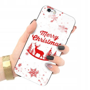 ETUI GLASS do IPHONE 6 PLUS Christmas Święta Wzory
