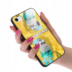 Etui GLASS do IPHONE 7/8 Bearbrick Misie Wzory