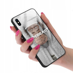 Etui GLASS do IPHONE X/XS Bearbrick Misie Wzory