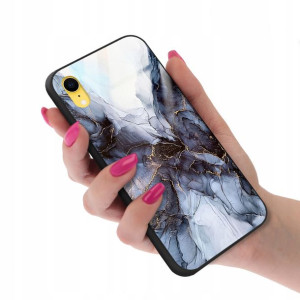 Etui GLASS do IPHONE XR Case Marmurki Letnie Wzory