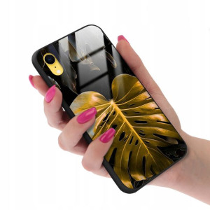 Etui GLASS do IPHONE XR Case Modne Kobiece Wzory