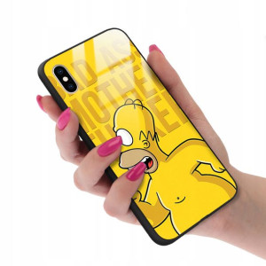 Etui GLASS do IPHONE XS MAX Case Kreskówki Wzory