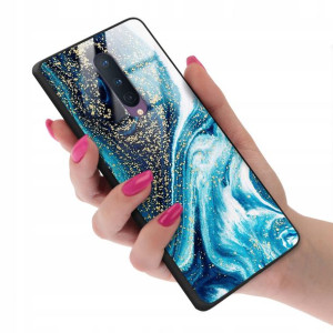 Etui GLASS do ONEPLUS 8 Case Marmurki Letnie Wzory