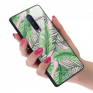 Etui GLASS do ONEPLUS 8 Obudowa Kwiatki Lato Wzory