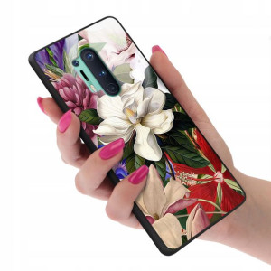 Etui GLASS do ONEPLUS 8 PRO Case Kwiaty Lato Wzory