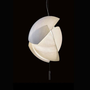 Skandynawska Lampa Wisząca Grok Voiles LED A 50cm x 65cm