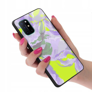 Etui GLASS do ONEPLUS 8T Case Kwiatki Lato Wzory