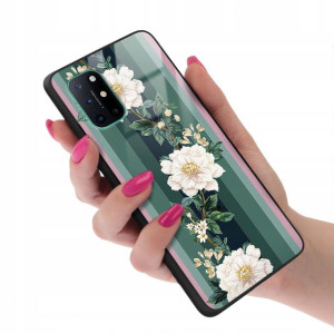 Etui GLASS do ONEPLUS 8T Case Modne Kobiece Wzory