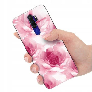 ETUI GLASS DO OPPO A11X Cukierkowe PASTELOWE Wzory