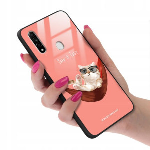 Etui GLASS do OPPO A31 Case TEDDY Misie Wzory
