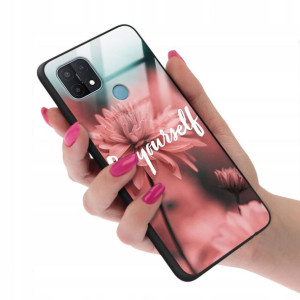Etui GLASS do OPPO A35 Obudowa Modne Kobiece Wzory
