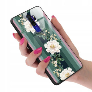 Etui GLASS do OPPO A5 2020 Case Kobiece Top Wzory
