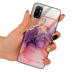 Etui GLASS do OPPO A53 Obudowa Marmurki TOP Wzory